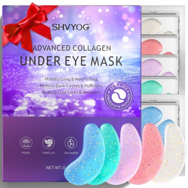 SHVYOG Under Eye Patches (20 Pairs), Under Eye Mas...
